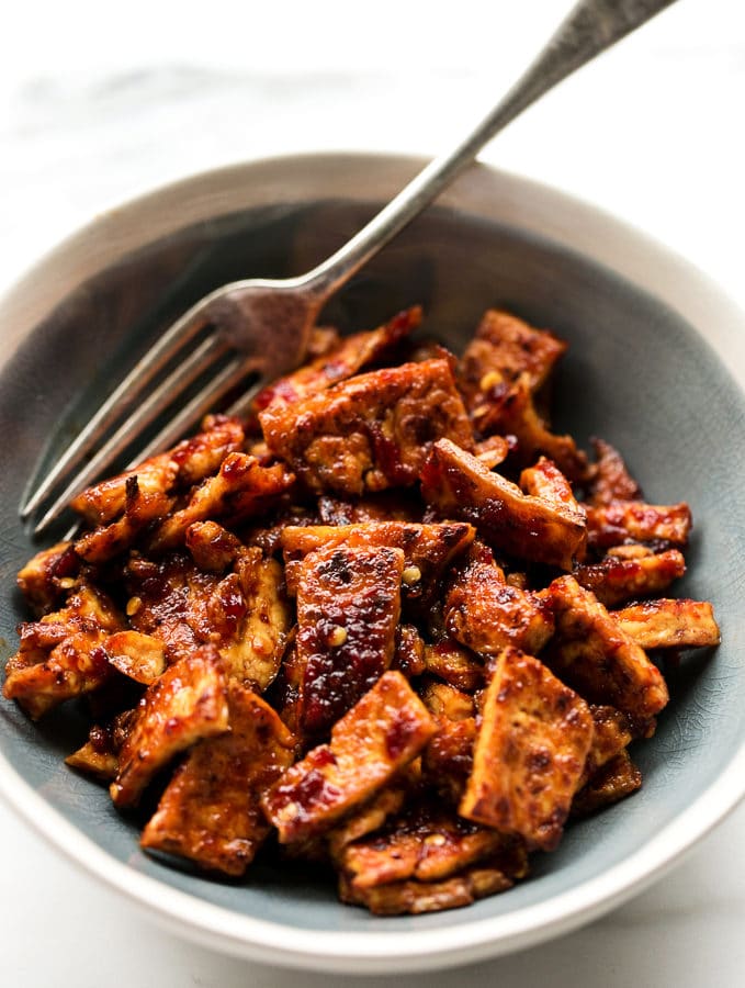 5-Ingredient Chile-Garlic Tofu
