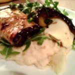 Chile and Rosemary Mozzarella-Eggplant Parcels with Smokey Mash