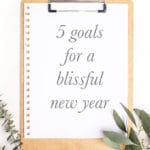 5 Goals for a Blissful 2011