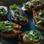 Grilled Baby Artichokes with Lemon-Basil Oil