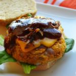 BBQ Cheddar Chickpea Burger