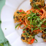 Quinoa, Spinach + Mushroom Meatballs