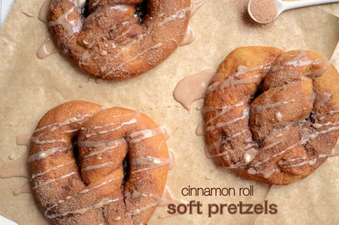 Cinnamon Roll Soft Pretzels