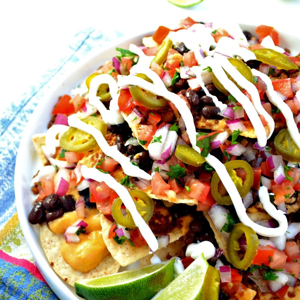 Vegan Supremely Sassy Nachos by blissfulbasil.com