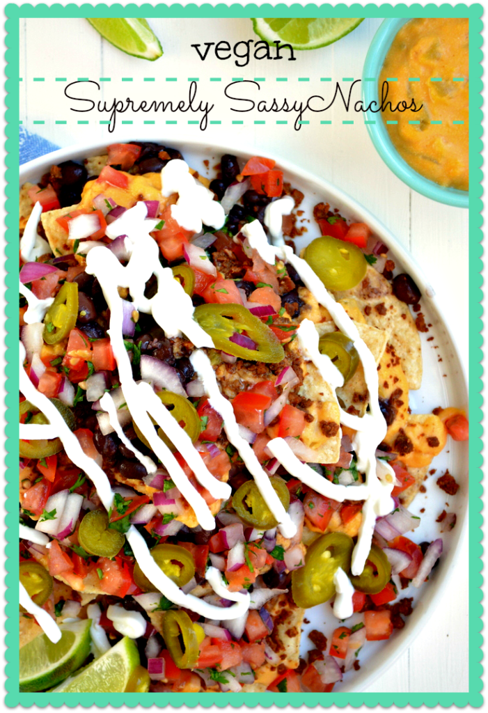 Vegan Supremely Sassy Nachos from blissfulbasil.com