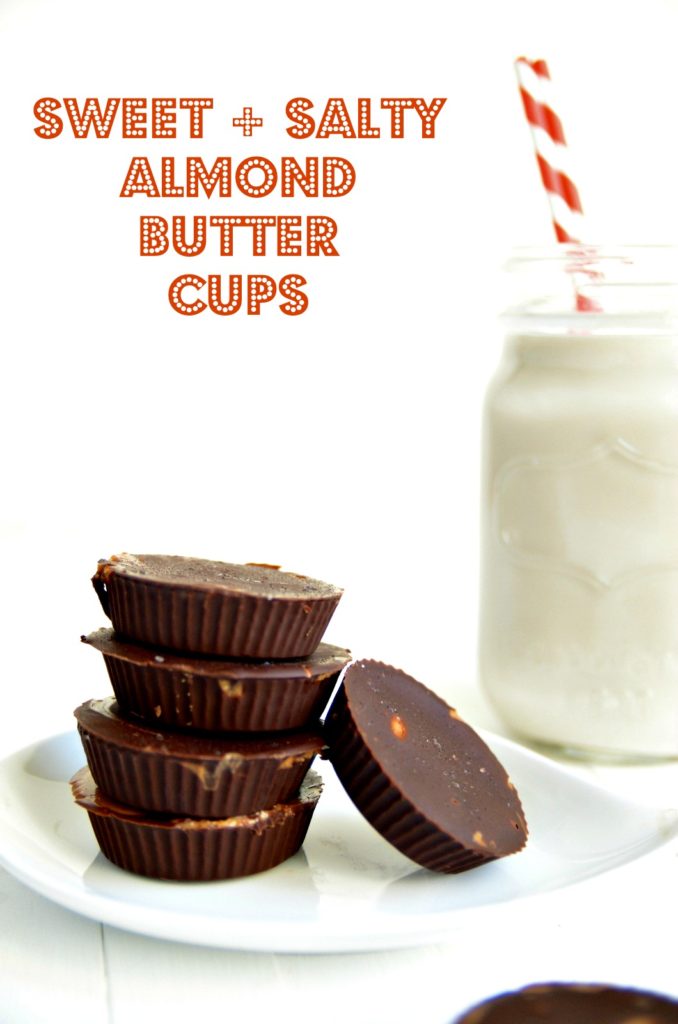 Sweet and Salty Almond Butter Cups