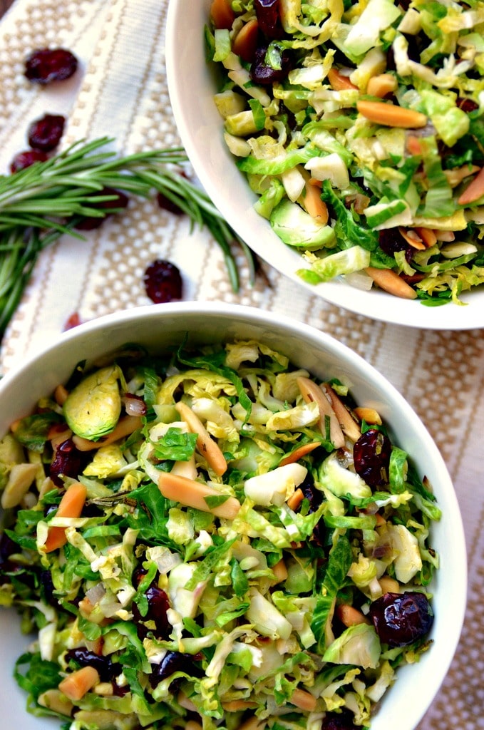 Maple-Shallot Brussels Sprout Salad