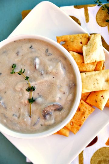 Vegan Cream of Mushroom Soup - Blissful Basil