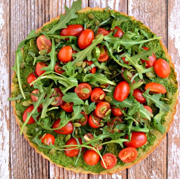 Clean + Green Pizza