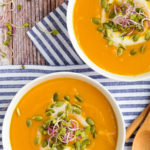 Butternut Squash + Sweet Potato Soup