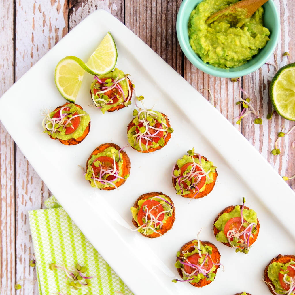 Sweet Potato + Avocado Bites