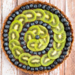 Raw Blueberry and Kiwi Tart