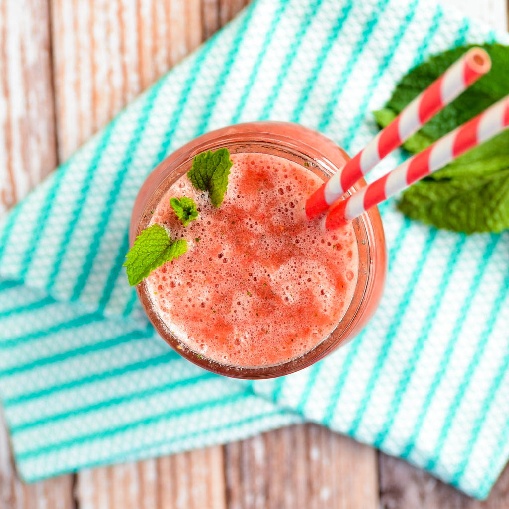 Strawberry-Watermelon Refresher Juice