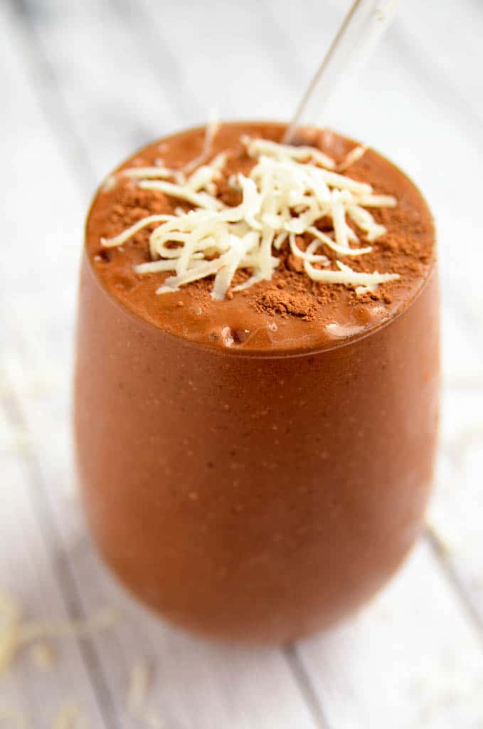 Coconut Chocolate Milkshake
