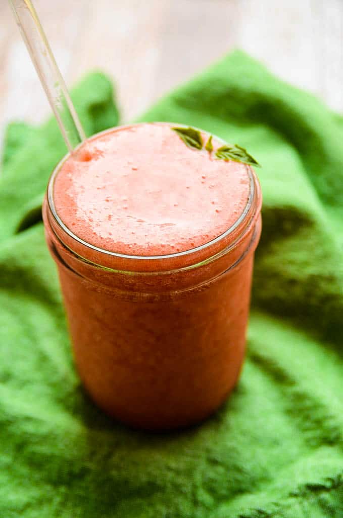 Strawberry Lemonade Aloe Vera Smoothie Blissful Basil