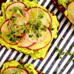 Springtime Avocado and Radish Toasts