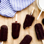 Five Ingredient Chocolate-Covered Ice Cream Bars | Vegan, Paleo, Gluten-Free