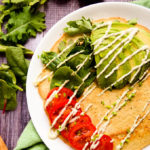 Savory Lentil + Quinoa Protein Pancakes