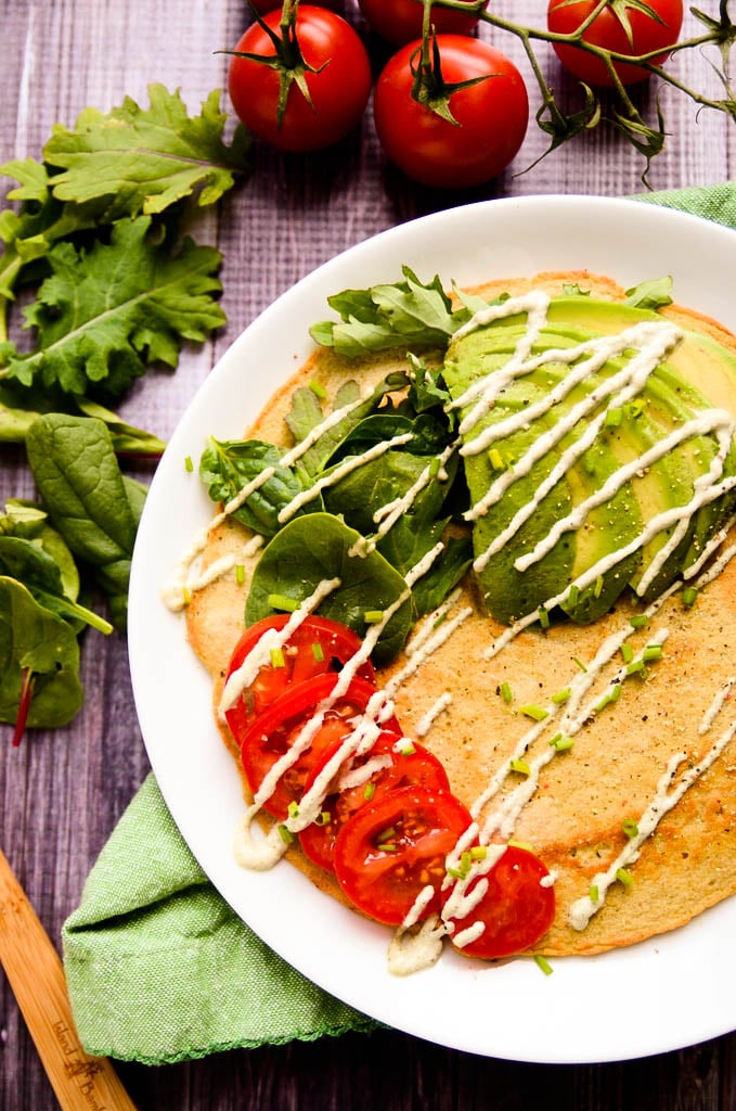 Savory Lentil and Quinoa Protein Pancakes