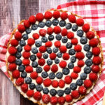 Festive Raspberry & Blueberry Tart | Vegan