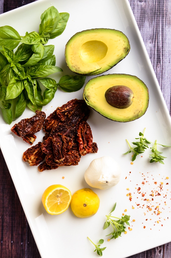 Creamy Sundried Tomato &amp; Avocado Pesto - Blissful Basil