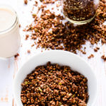 Crunchy Chocolate & Almond Butter Buckwheat Granola