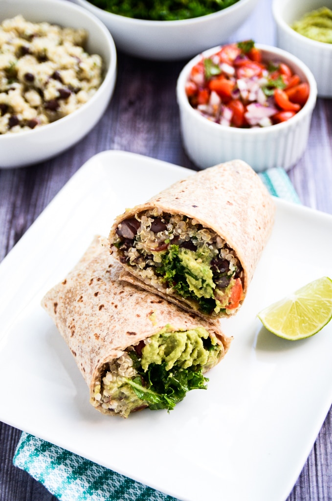 The BEST Veggie Wrap (High-Protein, Vegetarian)