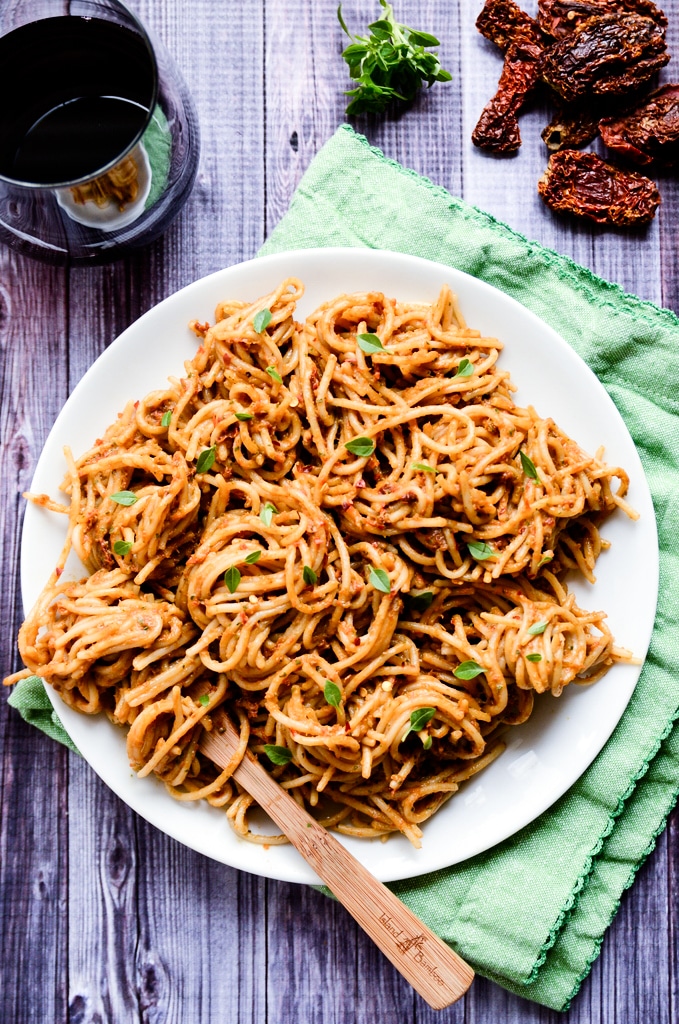 Creamy Sundried Tomato and Avocado Pesto