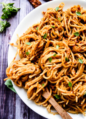 Creamy Sundried Tomato and Avocado Pesto