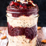 Cherry Chia Jam Overnight Oats