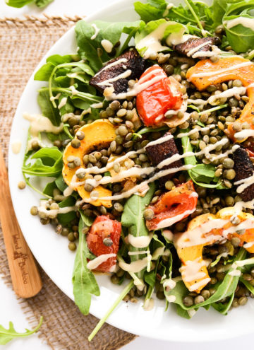 French Lentil and Roasted Vegetable Salad