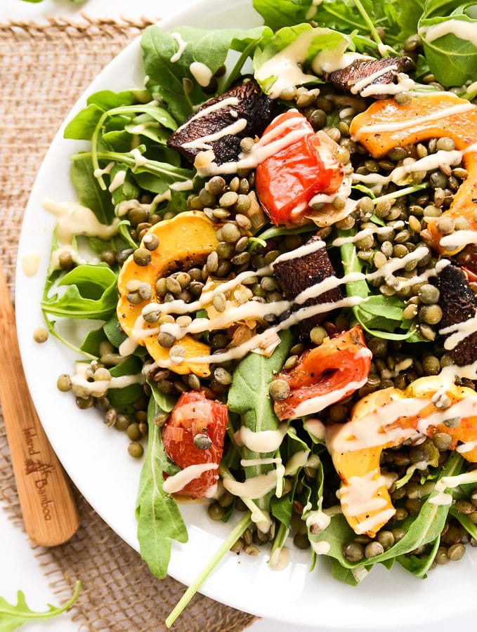 French Lentil and Roasted Vegetable Salad