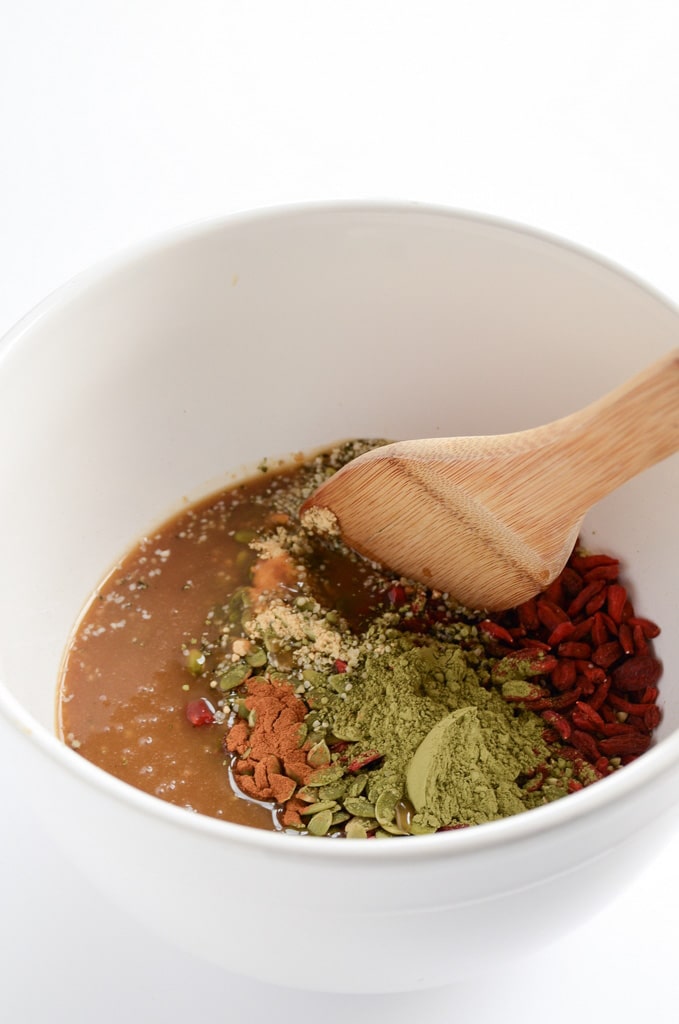 Matcha Green Tea, Buckwheat & Goji Granola