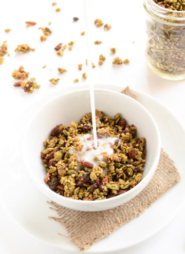 Matcha Green Tea, Buckwheat & Goji Granola