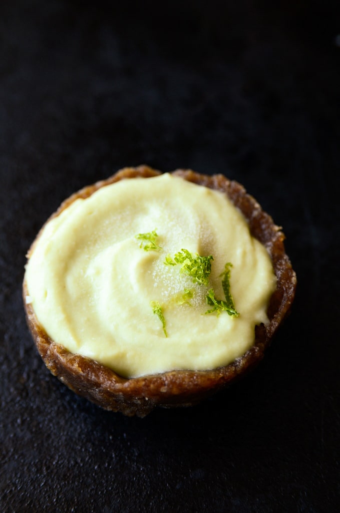 5 Ingredient Mini Raw Key Lime Pies