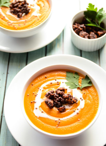 Carrot Lentil Squash Soup