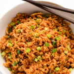 Chili Garlic Cauliflower Fried Rice