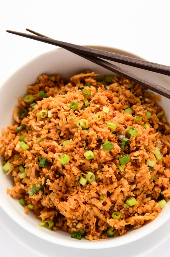 Chili-Garlic Cauliflower Fried Rice