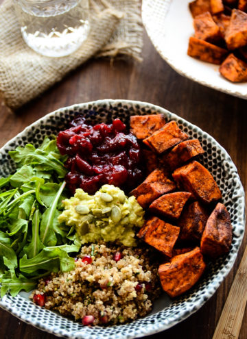 Sweet Potato, Cranberry + Quinoa Power Bowl