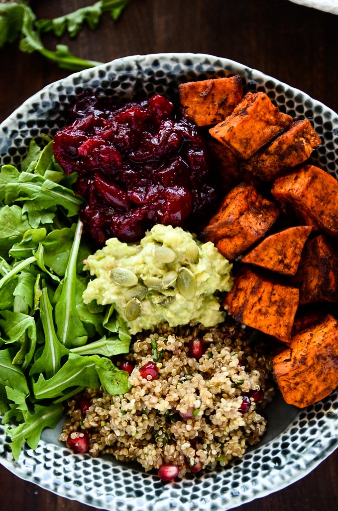 Sweet Potato, Cranberry + Quinoa Power Bowl