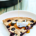 Giant Blueberry Skillet Pancake | Vegan & Gluten-Free