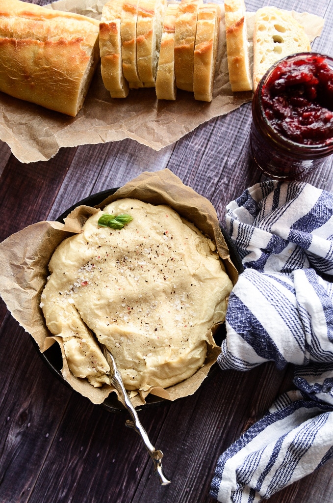Vegan Goat Cheese and Cranberry Spread