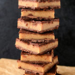 6-Ingredient Chocolate & Caramel Slices | Vegan, GF, Paleo