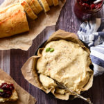 Vegan Goat Cheese with Cranberry Spread