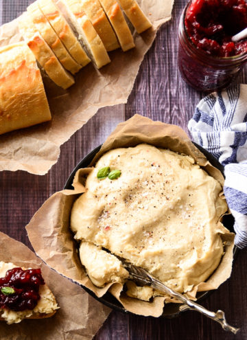 Vegan Goat Cheese and Cranberry Spread