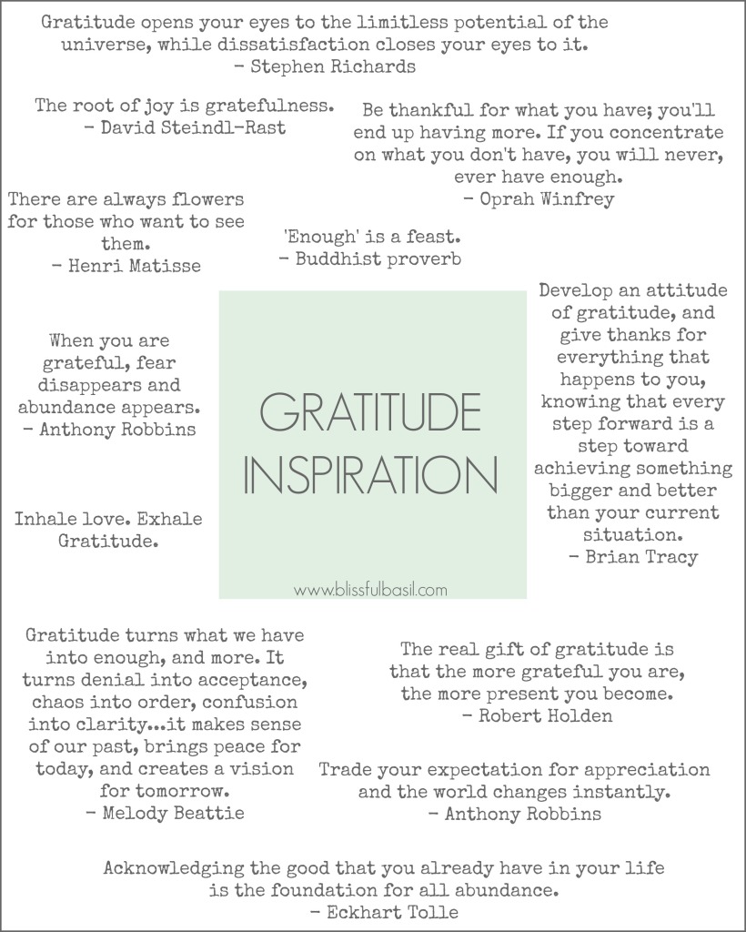 Gratitude Inspiration