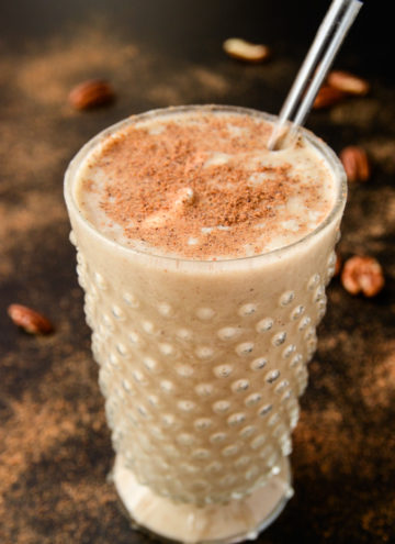 Creamy Vegan Eggnog Smoothie