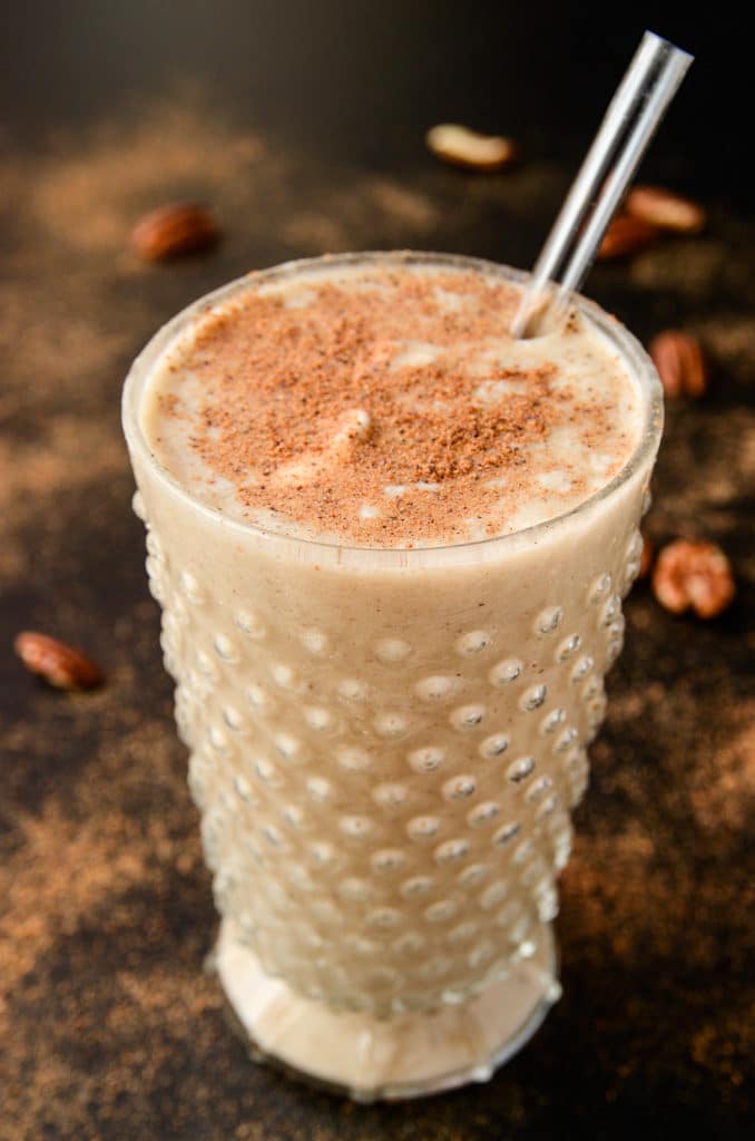 Creamy Vegan Eggnog Smoothie