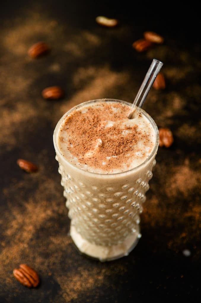 Creamy Vegan Eggnog Smoothie