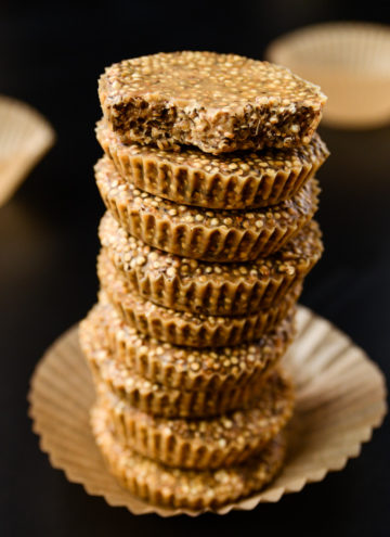 6-Ingredient No-Bake Quinoa Peanut Butter Cups